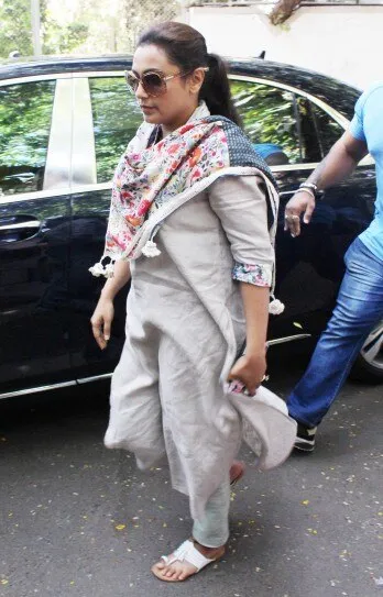 Rani Mukherjee ketika kunjungi rumah Kajol © indiatoday