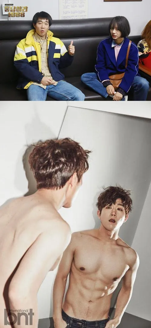 Sung No Eul (Choi Sung Won), adik Deok Sun Reply 1988 yang punya abs seksi. © allkpop.com