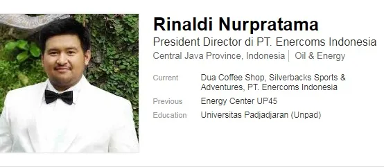 Profil kakak Raisa tertulis sebagai Presiden Direktur perusahaan yang bergerak dalam bidang Migas dan Energi. ©linkedin.com