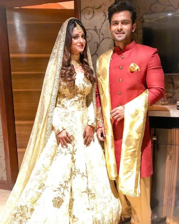 Dipika Kakar dan Shoaib di hari pernikahan mereka, (22/2) ©pinkvilla