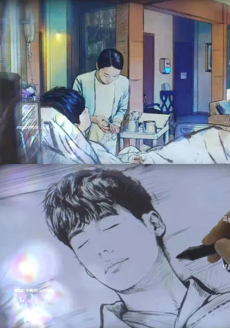 Sosok Lee Jong Suk dalam dunia webtoon bertajuk W. ©couch-kimchi.com