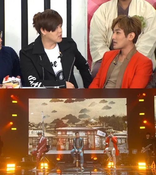 Kangta dan Moon Hee Jun saat bertemu kebali setelah berpisah 10 tahun. @mwave.interest.me
