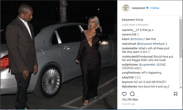 Unggahan terakhir Kanye saat ini. (instagram.com/kanyewest)
