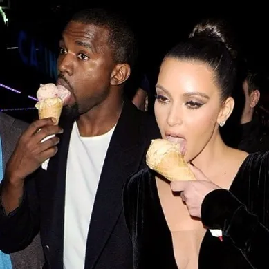 Happy Valentine's Day, KimYe! © instagram.com/kanyewest