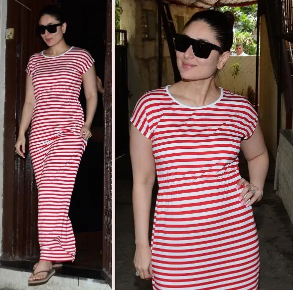 Kareena Kapoor cantik meski tak pakai make up dan perutnya buncit ©instagram/bollywoodjammer