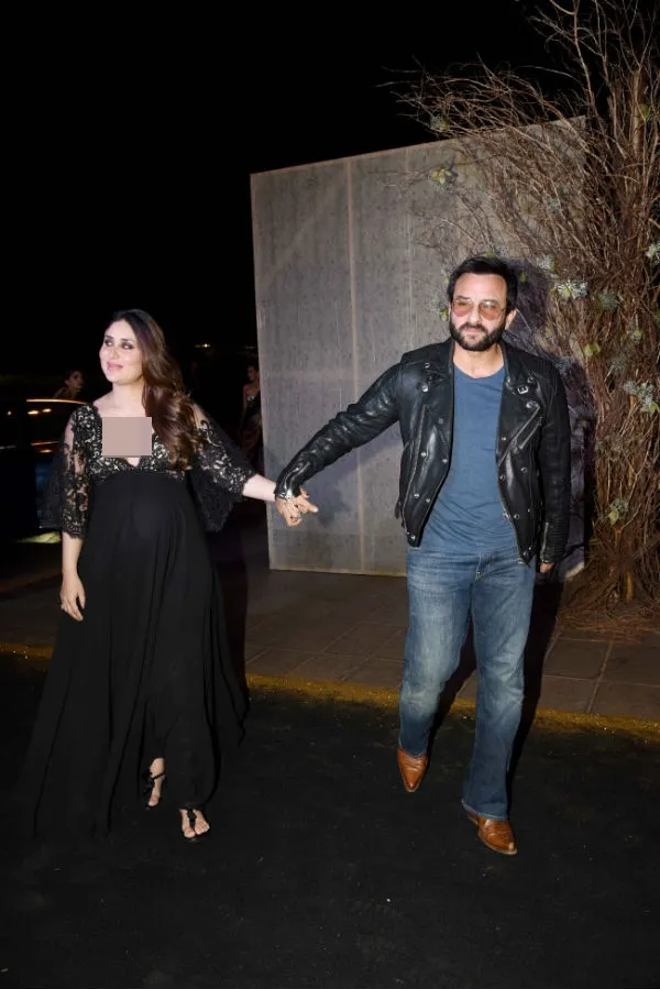 Kareena cantik dengan gaun hitam ©bollywoodlife