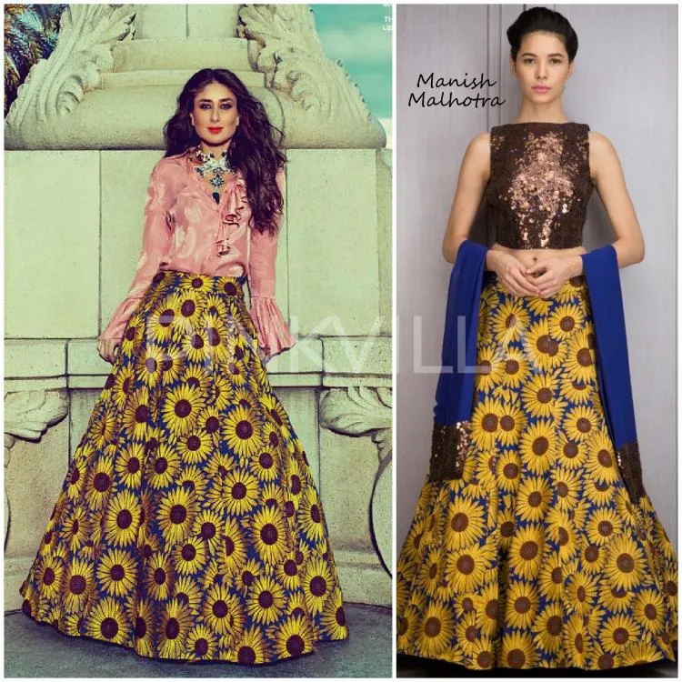 Kareena Kapoor memukau dengan rok bunga matahari © Pinkvilla.com