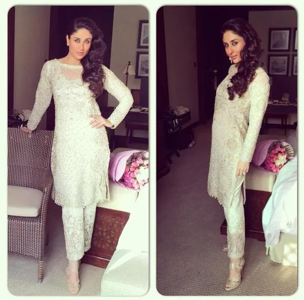 Ini dia penampilan Kareena Kapoor saat akan tampil di peluncuran produk perhiasan Abu Dhabi @pinkvilla.com