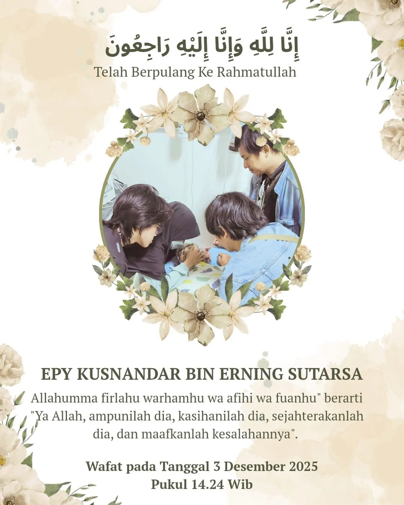 Epy Kusnandar passed away (credit: instagram.com/karinaranau9)