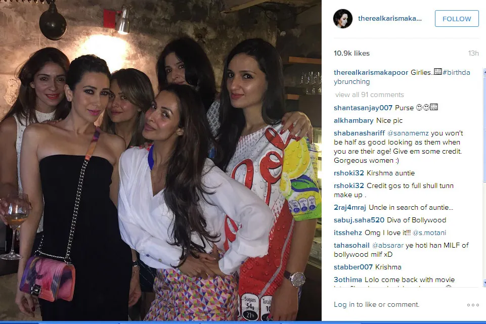 Ini dia penampilan Karisma Kapoor yang mempesona saat hangout @instagram.com/therealkarismakapoor