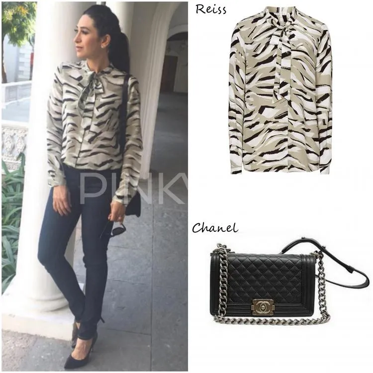 Lagi-lagi Karisma Kapoor tampil modis mempesona © Pinkvilla.com