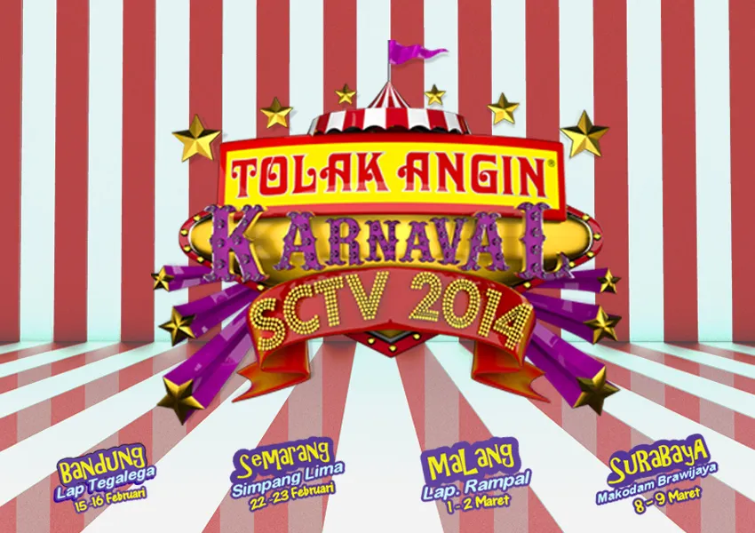 Karnaval SCTV bakal digelar di 4 kota. ©SCTV