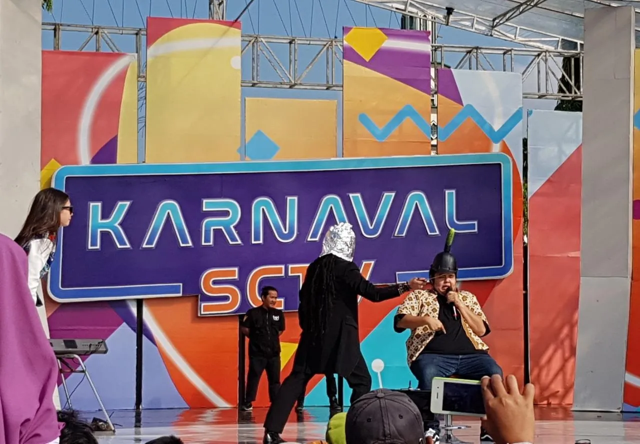 Aksi ekstrim Master Limbad Hak Cipta ©SCTV