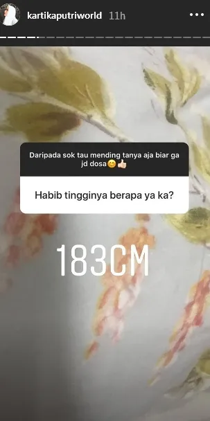 Tinggi Badan Habib Usman