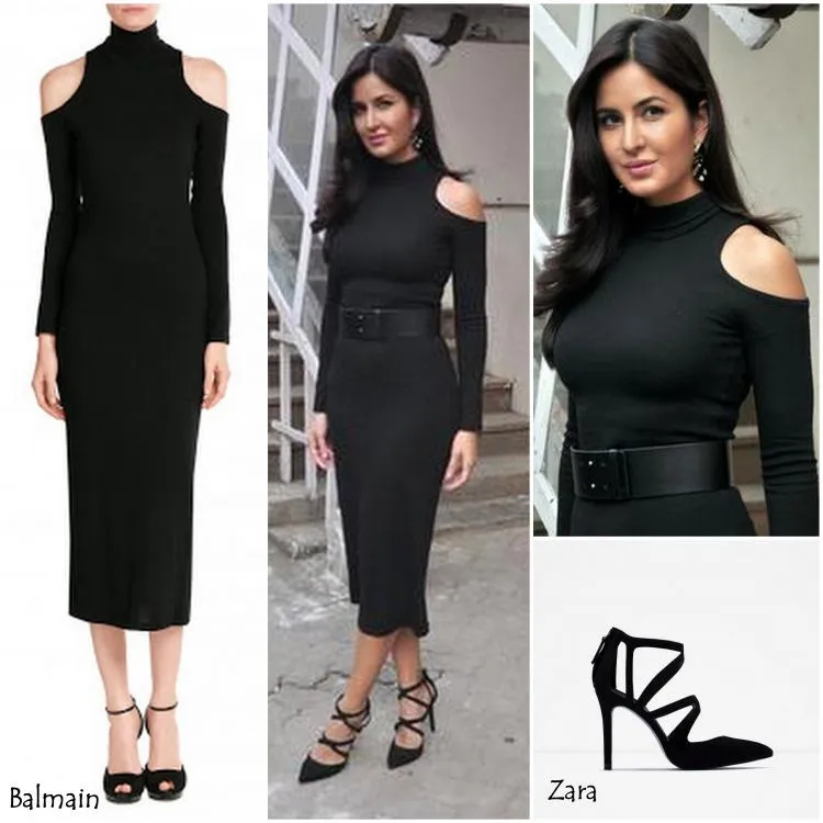 Ini dia penampilan serba hitam ala Katrina Kaif, cantik kan? © Pinkvilla.com