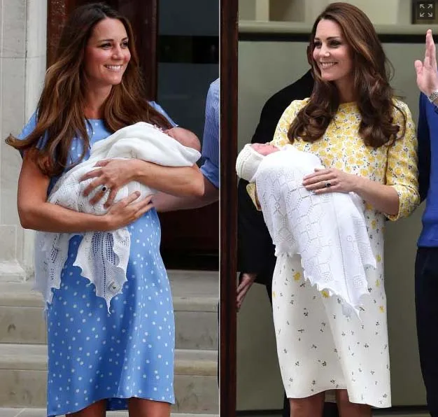 Sama-sama hasil rancangan Jenny Packham. @afp