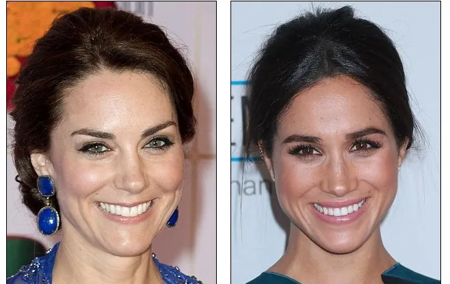 Kate Middleton & Meghan Markle © Daily Mail