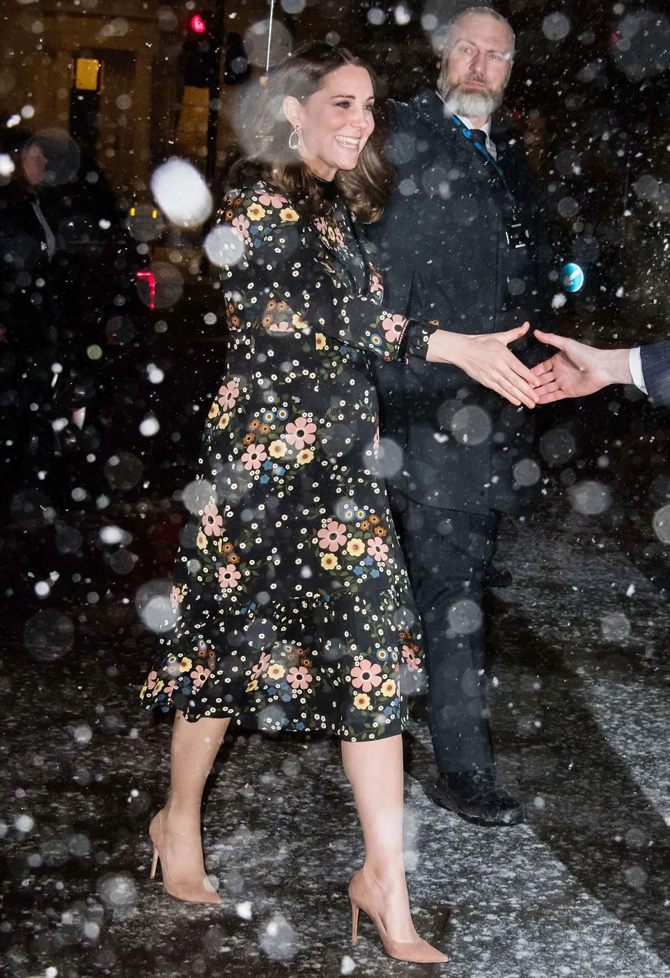 Kate saat tiba di National Portrait Gallery, London © dailymail.co.uk