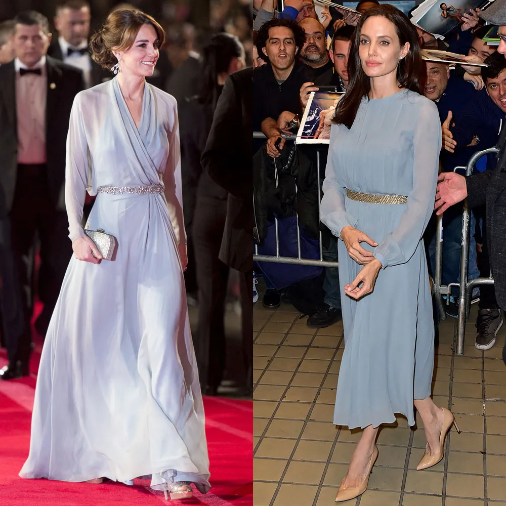 Kate dan Jolie 'kembaran' baju, siapa yang terkeren? © istimewa