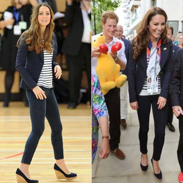 Kate tahun 2013 dan 2012 @ dailymail.co.uk