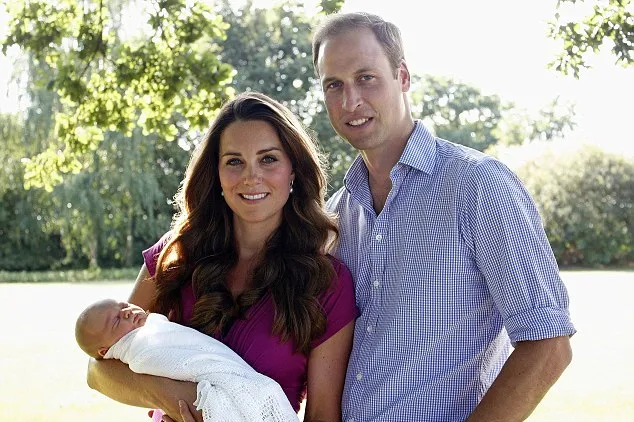 Kate, George dan William @ dailymail.co.uk