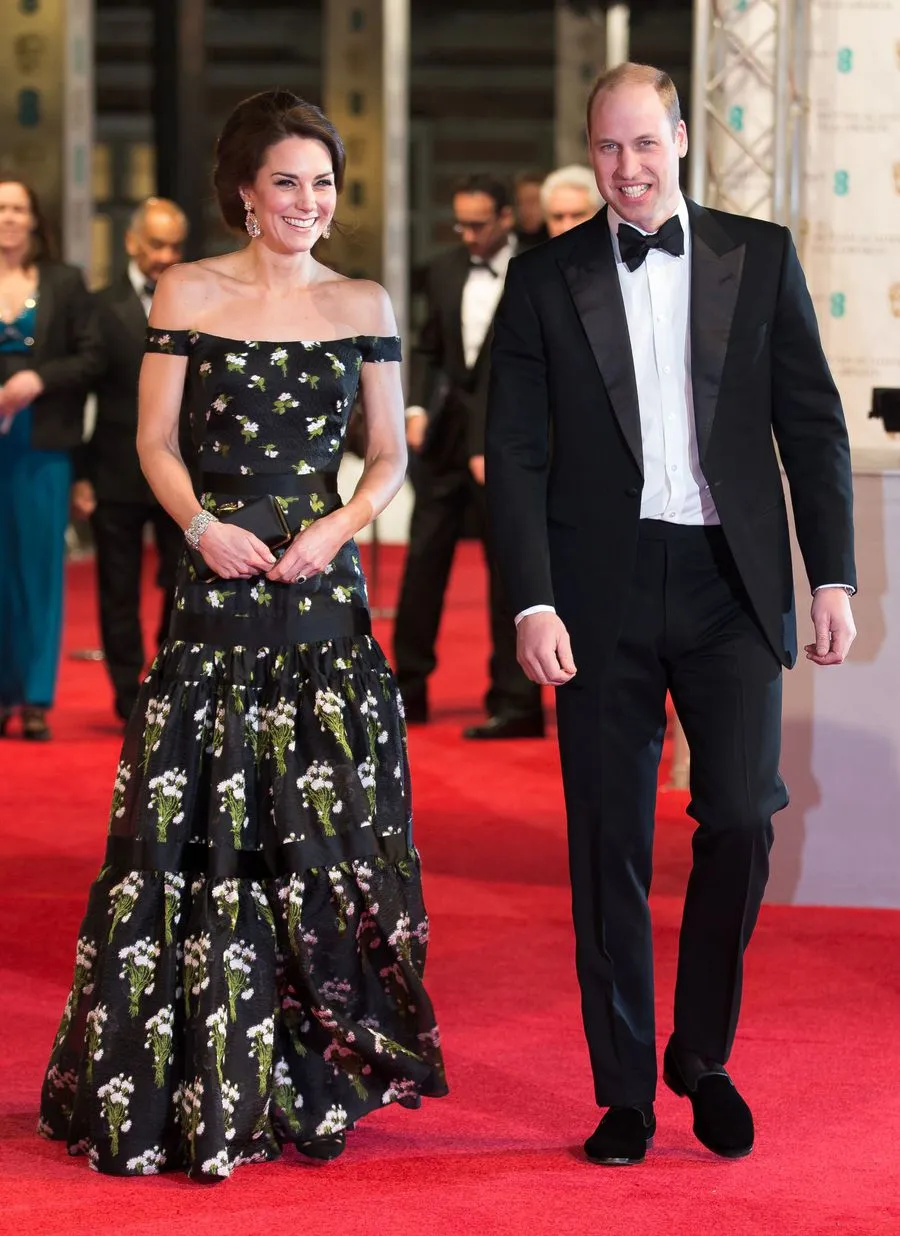 Kate Middleton dan Pangeran William tampil serasi di BAFTA © AFP