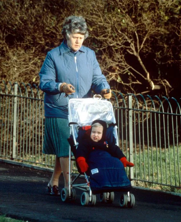 Pangeran William dan nanny-nya @ dailymail.co.uk