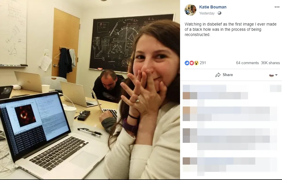 © facebook/Katie Bouman