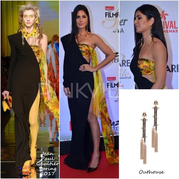 Katrina Kaif dalam gaun Jean Paul Gaultier ©pinkvilla