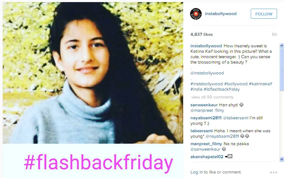Ini dia potret kecantikan natural Katrina Kaif, kamu setuju? © Instagram.com/instabollywood