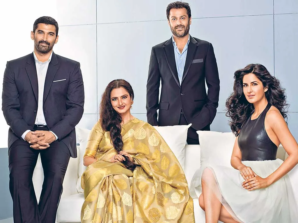 Katrina Kaif, Rekha dan Aditya Roy Kapur dalam film terbaru mereka 'FITOOR' @hindustantimes.com