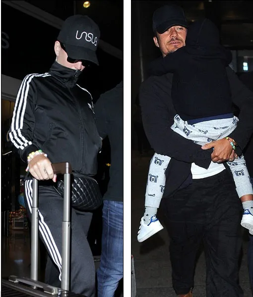 Katy Perry dan Orlando Bloom kembali ke Los Angeles @ Dailymail.co.uk