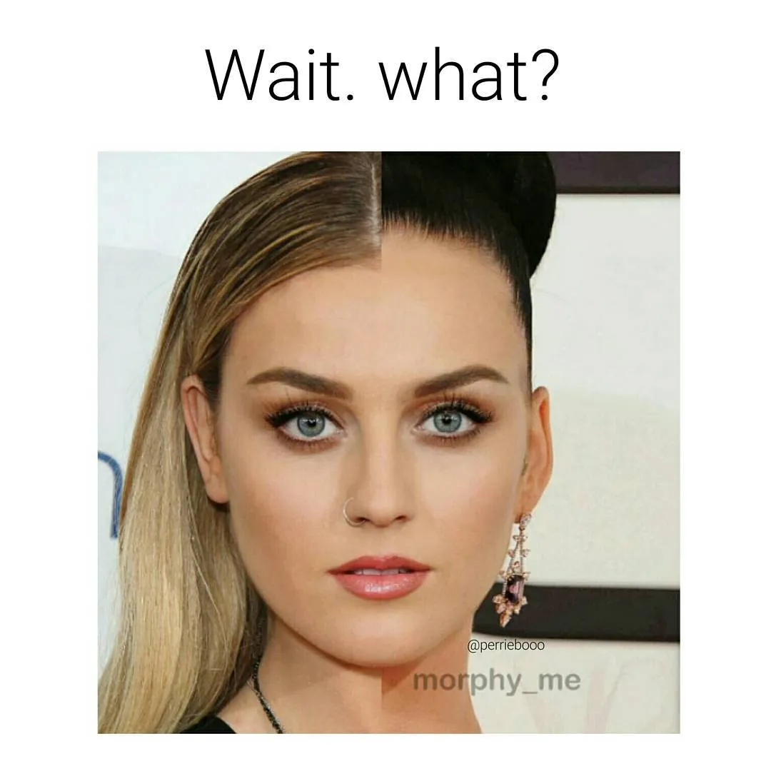 Meski editan, foto ini membuktikan kalau Perrie Edwards dan Katy Perry punya wajah yang mirip banget! © instagram.com/perriebooo
