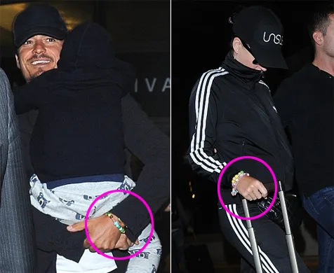 Kembaran gelang, Bloom dan Katy so sweet abis! © istimewa