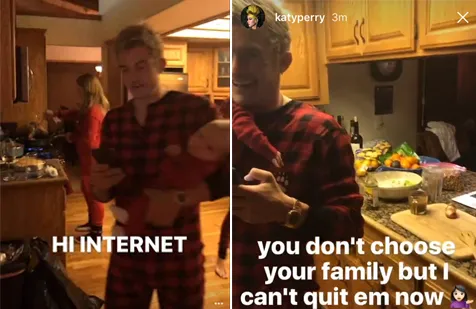 Orlando habiskan momen Thanksgiving bersama camer dan keluarga Katy © istimewa
