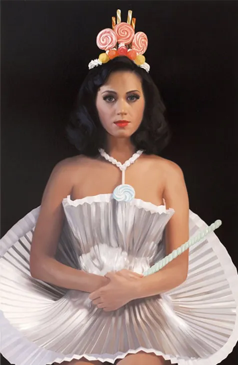 Mirip nggak sama aslinya? @ dailymail.co.uk/Will Cotton/National Potrait Gallery