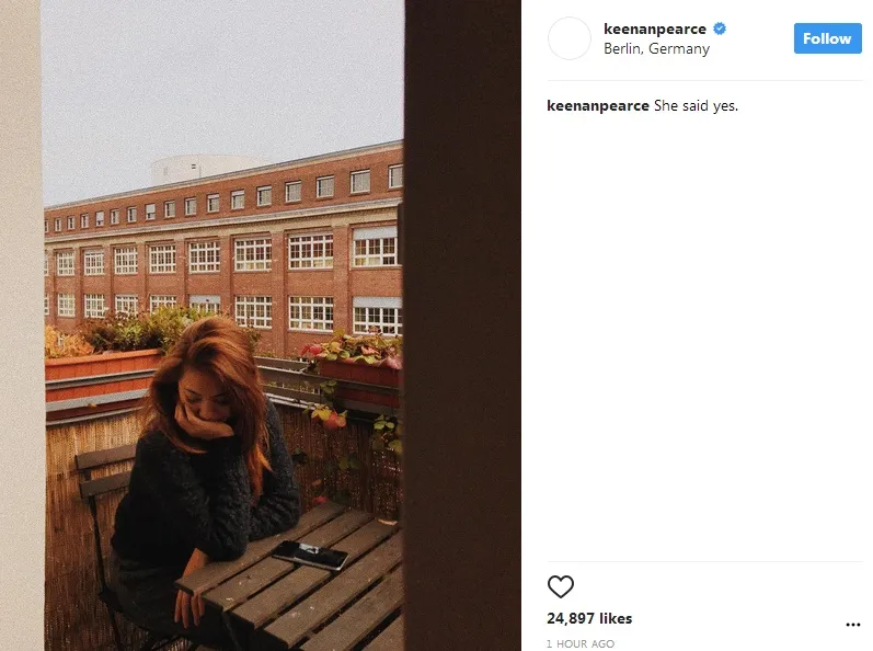 Keenan Pearce lamar Gianni di Berlin ©instagram/keenanpearce