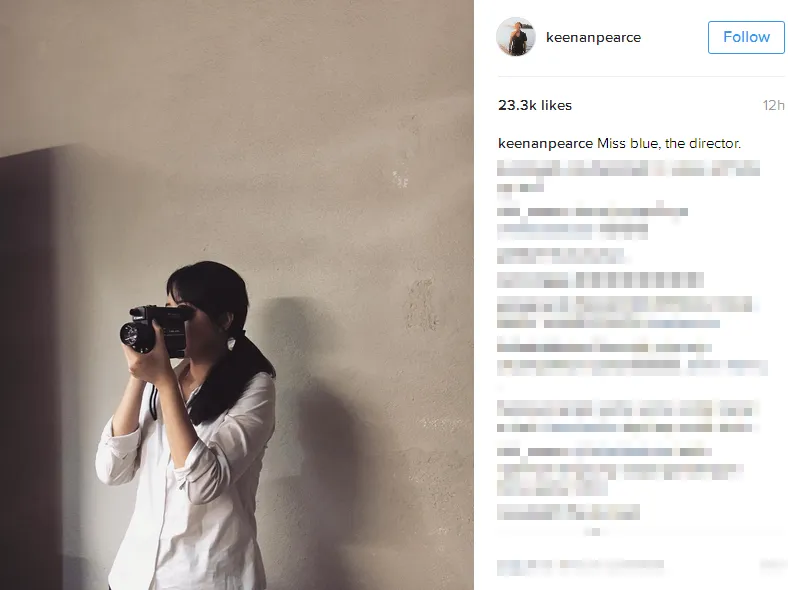 Postingan Keenan ini bikin banyak orang makin penasaran © Instagram.com/keenanpearce
