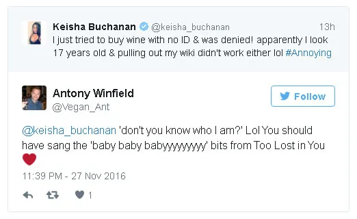 Keluhan kreatif Keisha sukses tuai respon dari penggemarnya © twitter.com/keisha_buchanan