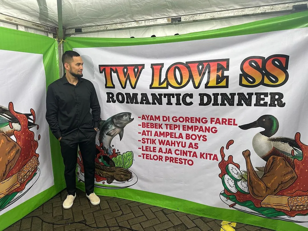 Kejutan Makan Malam Romantis Teuku Wisnu ke Istri (Credit: Instagram/shireensungkar)