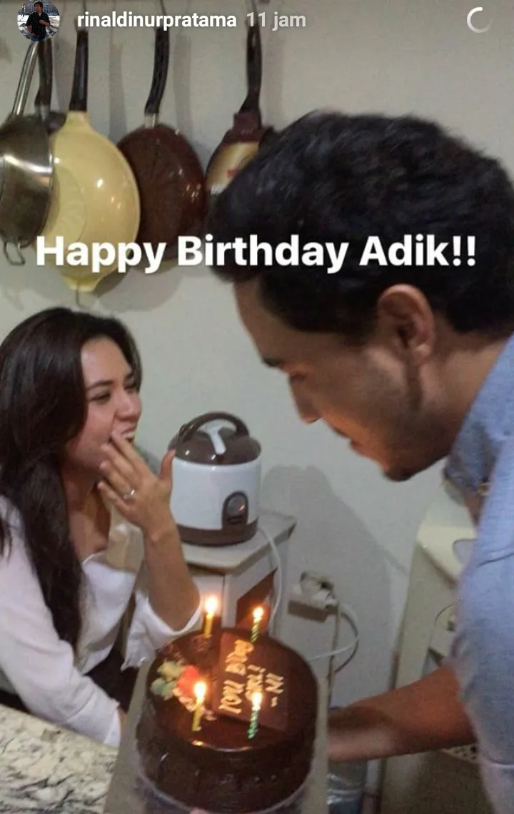 Kejutan ultah Raisa © instagram.com/rinaldinurpratama