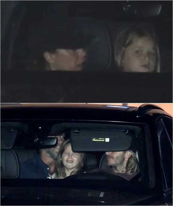 Victoria tertangkap kamera ikut dinner bareng keluarganya © dailymail.co.uk