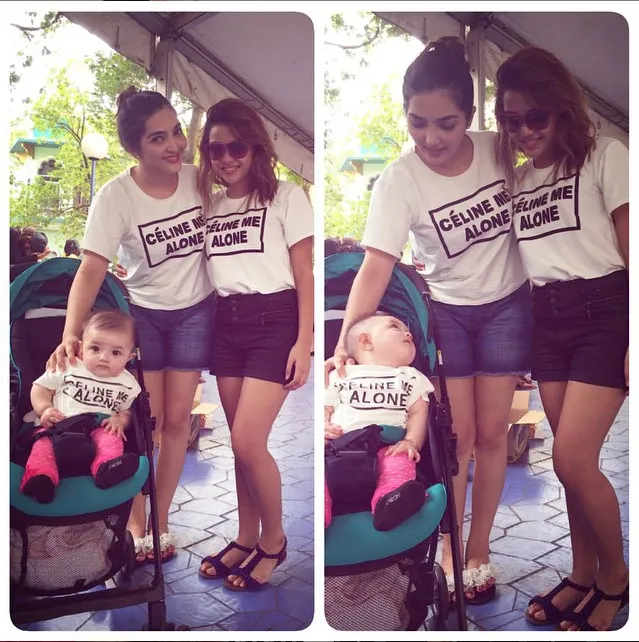 Ashanty, Aurel, dan Baby Arsy tampil kompak © Instagram/Ashanty
