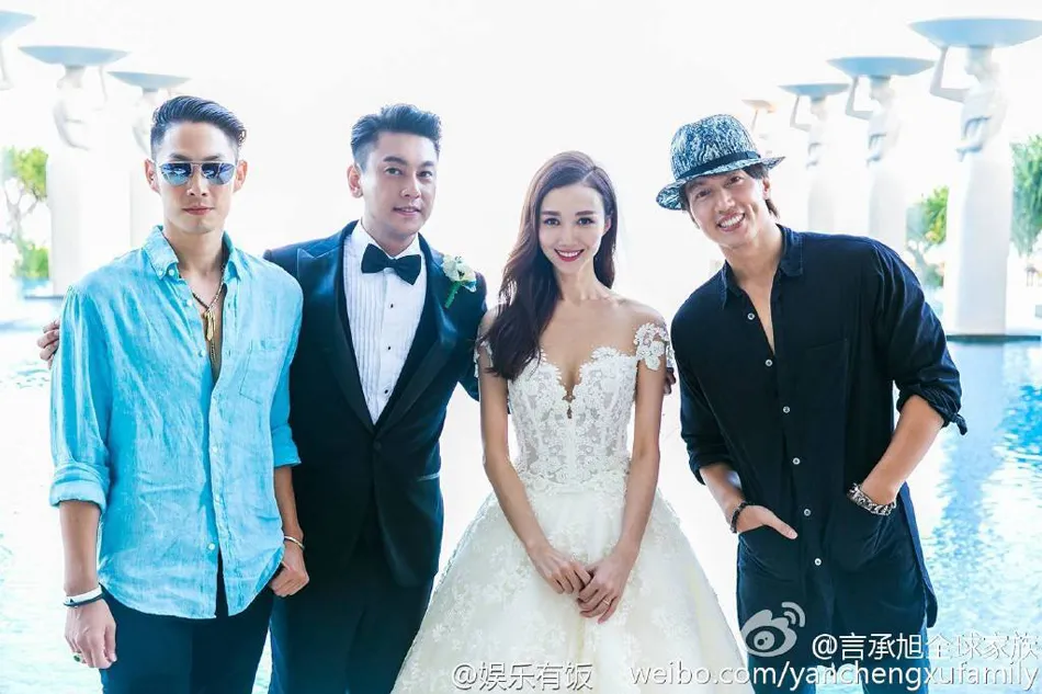 Pernikahan Ken Zhu dan Vivian Han di Bali dihadiri Jerry Yan da Vanness Wu. ©abs-cbn.com