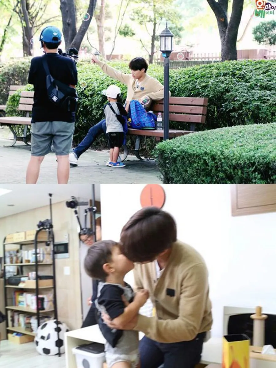 'Kencan' menggemaskan Kai EXO dan Teo di Oh My Baby. ©dispatch.co.kr