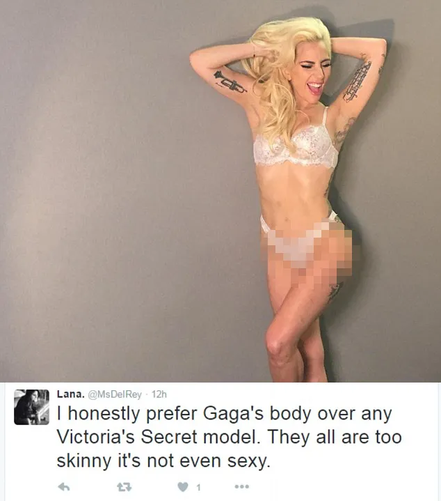 Ada yang menilai jika Lady Gaga jauh lebih seksi dari para angel, menurut kamu? © istimewa