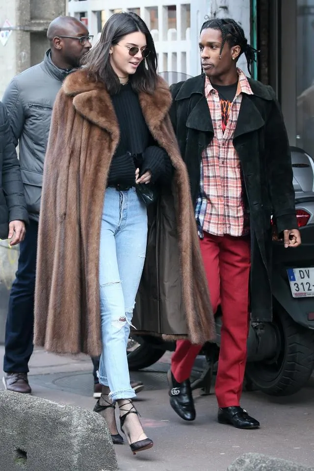 Kendall berulang kali tertangkap kencan dengan A$AP Rocky © thesun.co.uk