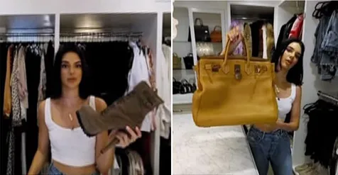Salah satu sepatu dan tas koleksi Kendall © Vogue