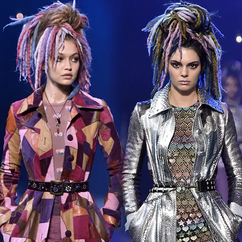 Kendall - Gigi dengan wig gimbalnya © istimewa