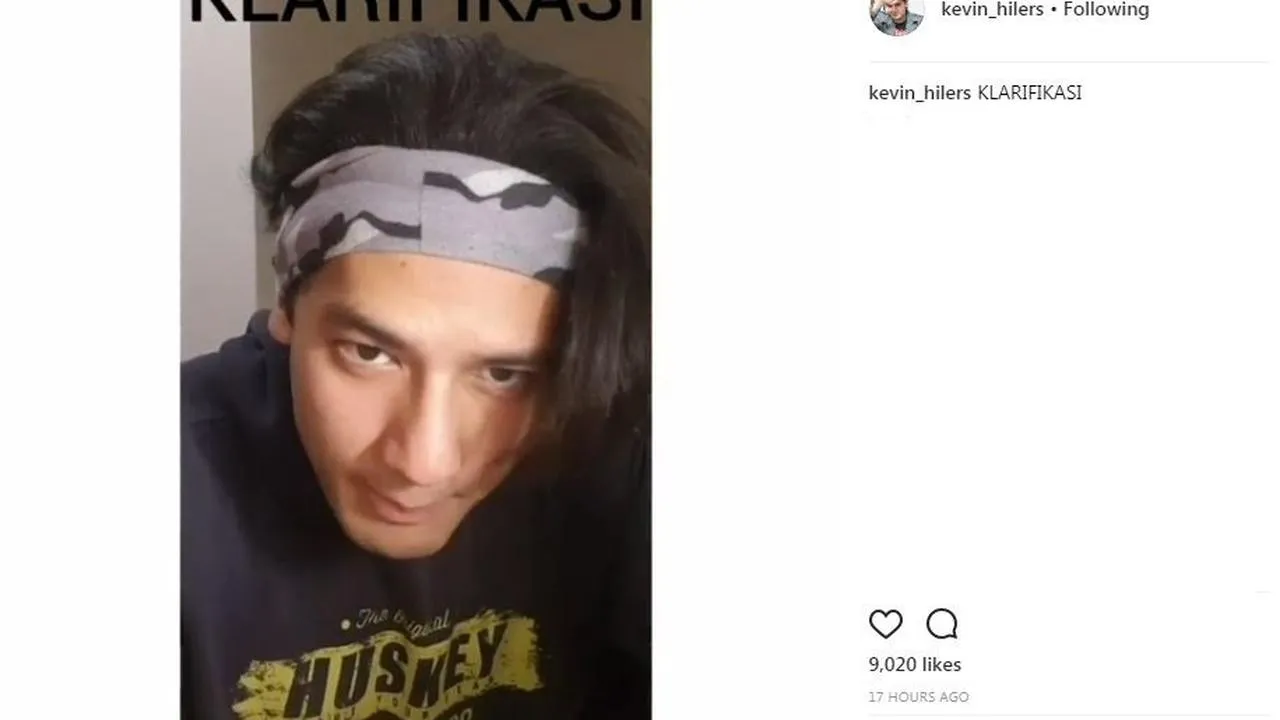 Kevin Hillers beri klarifikasi terkait video mesranya dengan Lucinta Luna © instagram.com/kevin_hilers)